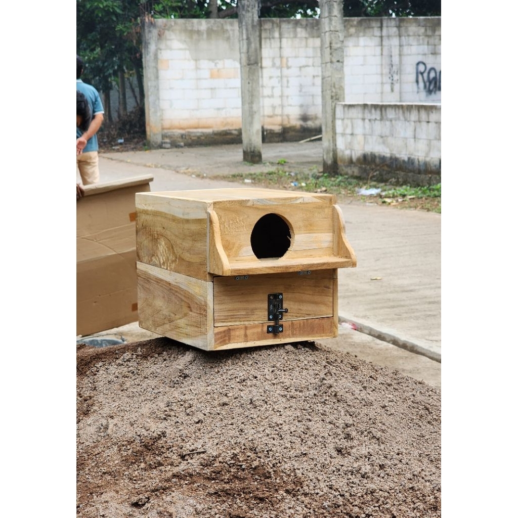 Glodok burung sunconure kotak pintu depan