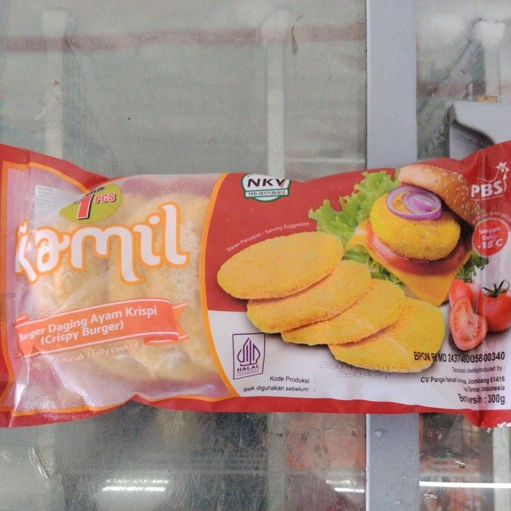 Kamil Chicken Burger Crispy 300gr