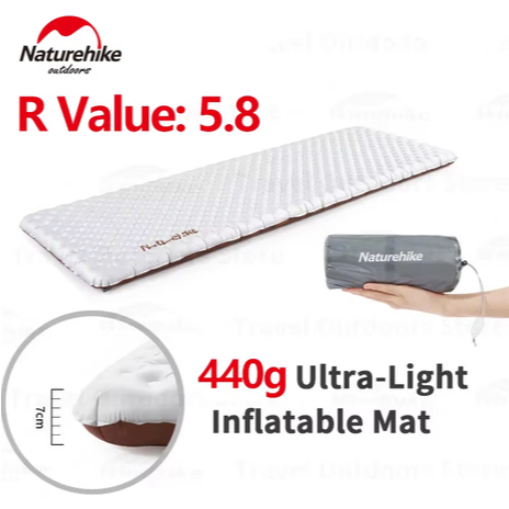 MATRAS ANGIN LIPAT ULTRALIGHT VALUE R5.8 NATUREHIKE CNH22DZ016