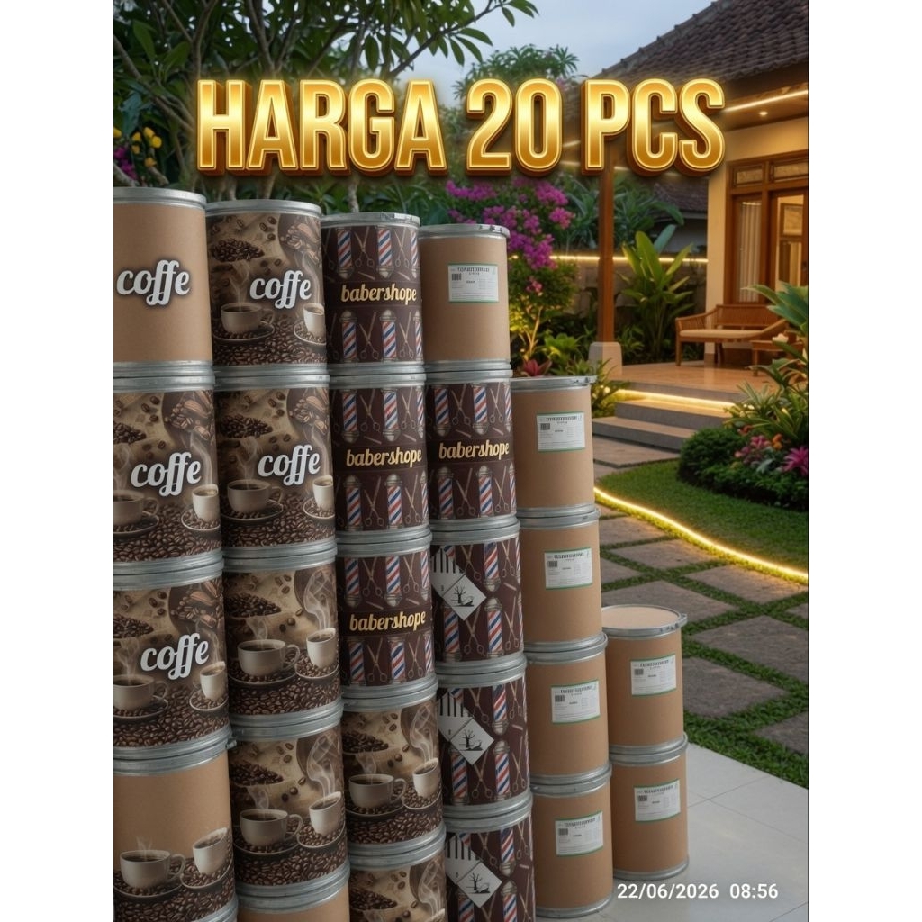 kursi cafee polos tong kardus duplex bekas tanpa walpaper harga 20 pcs terlaris murah