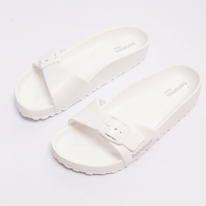 Bananas Slipper Sandal Fei Woman White