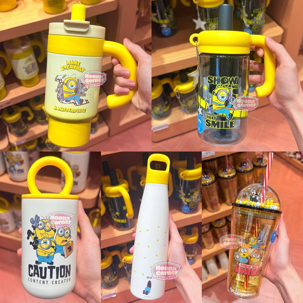 Miniso x Minion ‼️ Tumbler / Botol Minum Stainless Double Wall Minions and Monster Collection (400ml