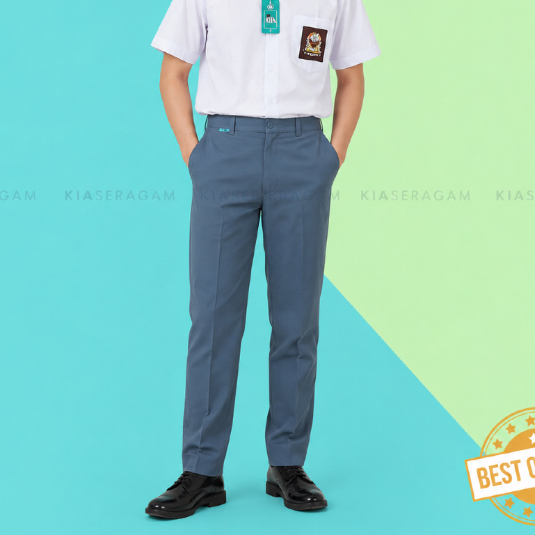 Celana sekolah Abu SMA osis | Celana SMA panjang
