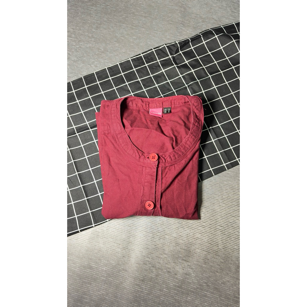 {PRLEOVED} CARDIGAN/BAJU SOPIE MARTIN MAROON
