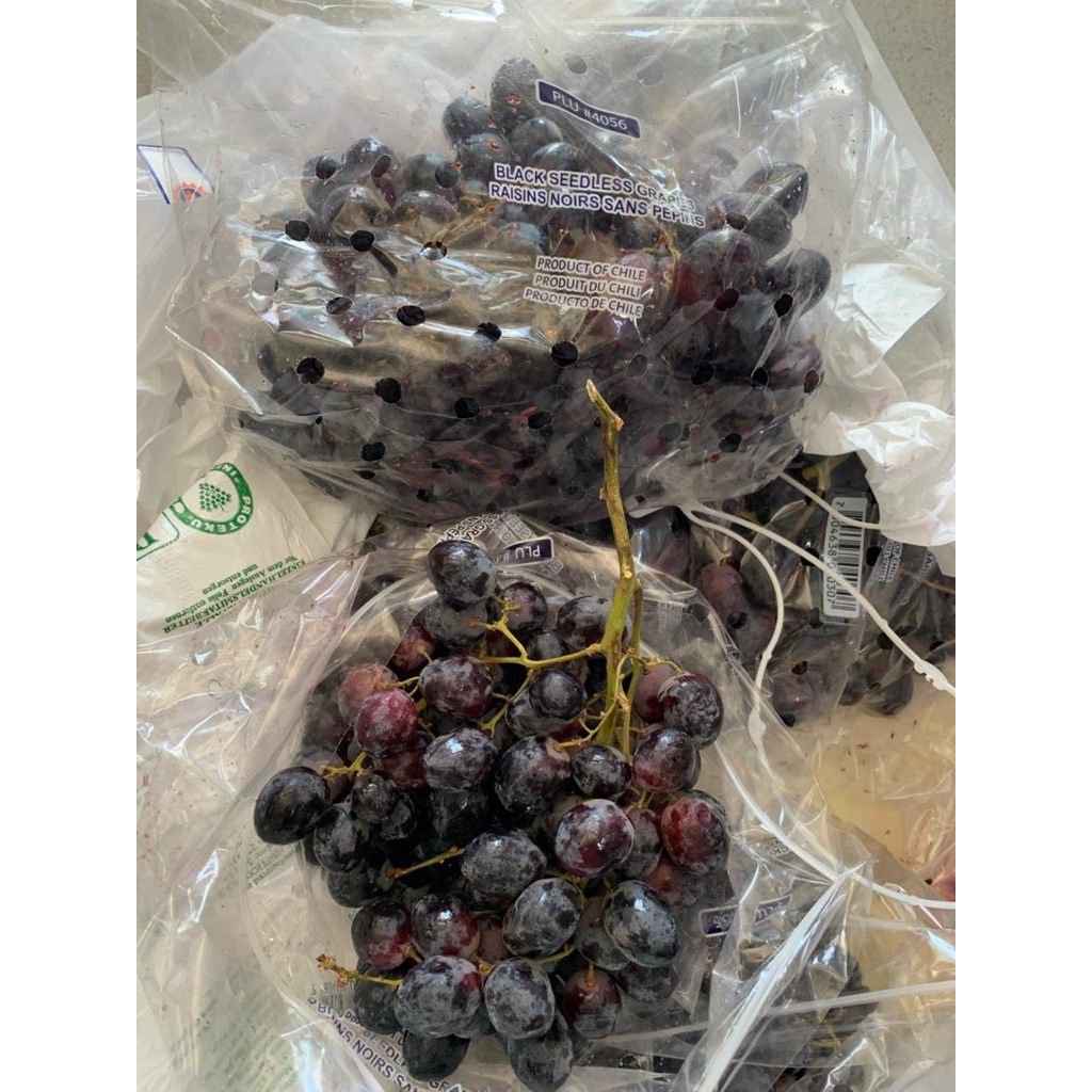 Buah Anggur hitam Chili (manis tanpa biji)