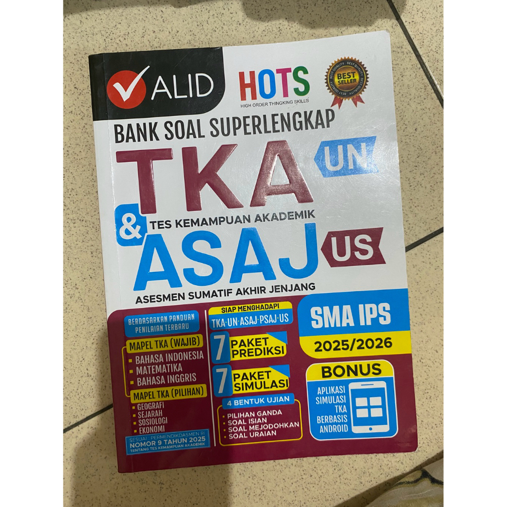 Preloved Buku TKA IPS Kelas 12