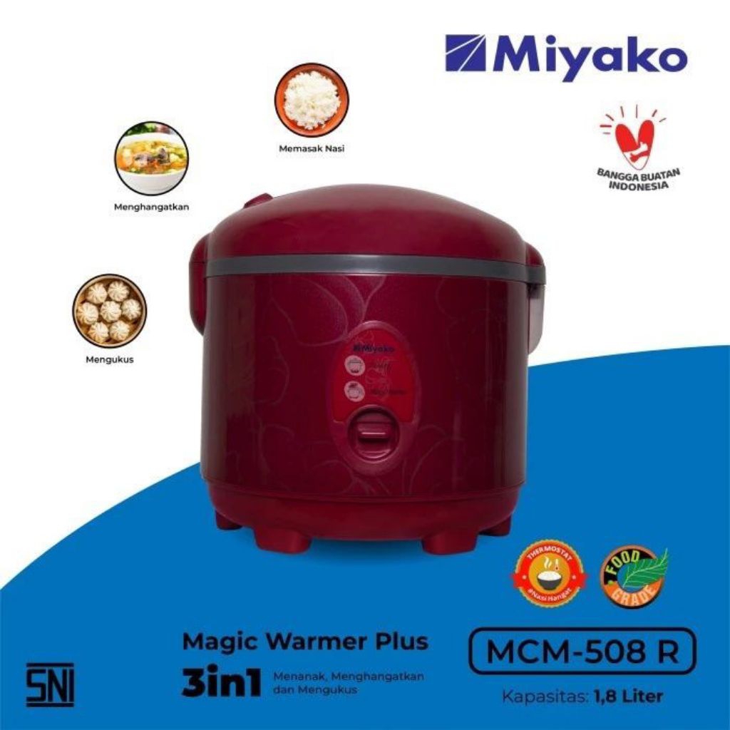 Rice Cooker Miyako MCM-508 R 3in1