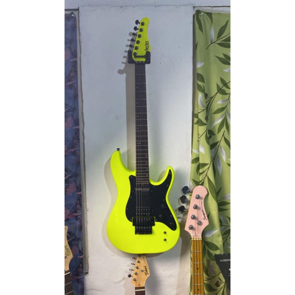Schecter sun valley super shredder birch green