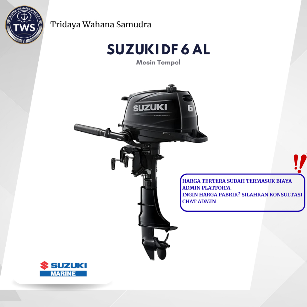 Mesin Tempel Suzuki DF6AL