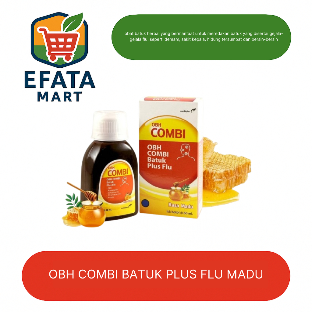 OBH Combi Plus Batuk Flu Madu 100ml