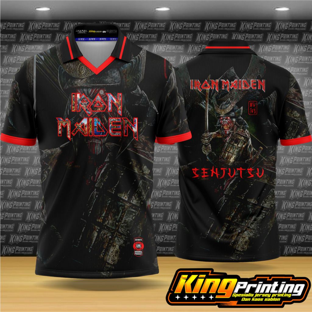 jersey band metal iron maiden full printing