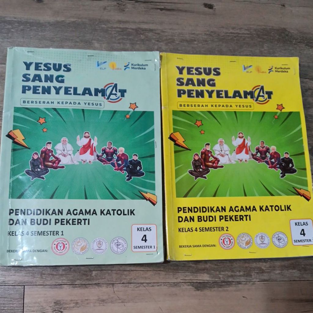 Buku Pendidikan Agama Katolik Yesus Sang Penyelamat kurikulum merdeka kelas 4