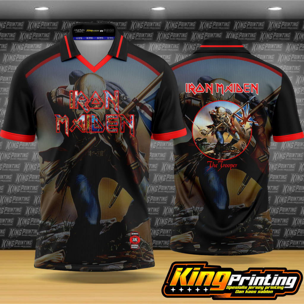 jersey band metal iron maiden full printing