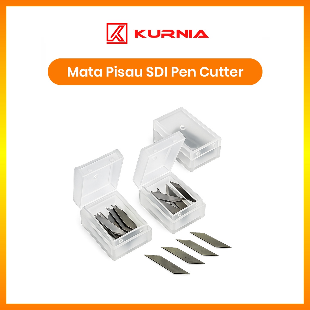 Mata Pisau SDI Pen Cutter SDI | Refill Blade SDI Pen Cutter 0491  Crafting Kertas | Art Knife 1 Pack