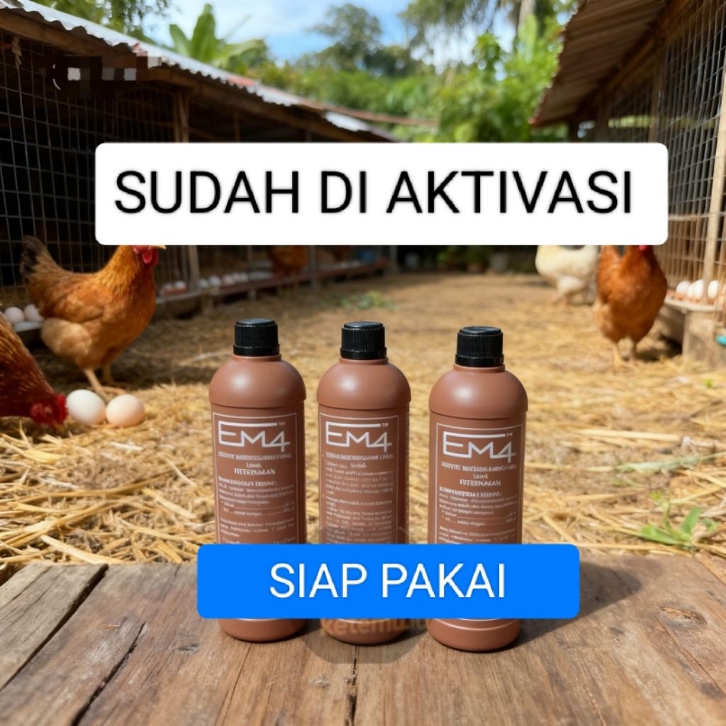 1 LITER EM4 PETERNAKAN FERMENTASI SIAP PAKAI/SUDAH DI AKTIVASI