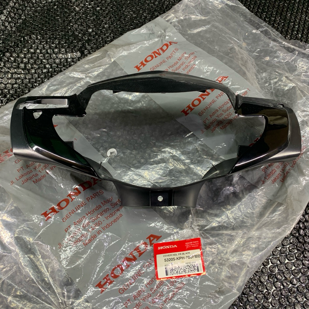 Totok Batok Cover Lampu Depan Visor Honda Supra X 125 Lama Old Lawas Asli Ori HONDA GENUINE PARTS / 