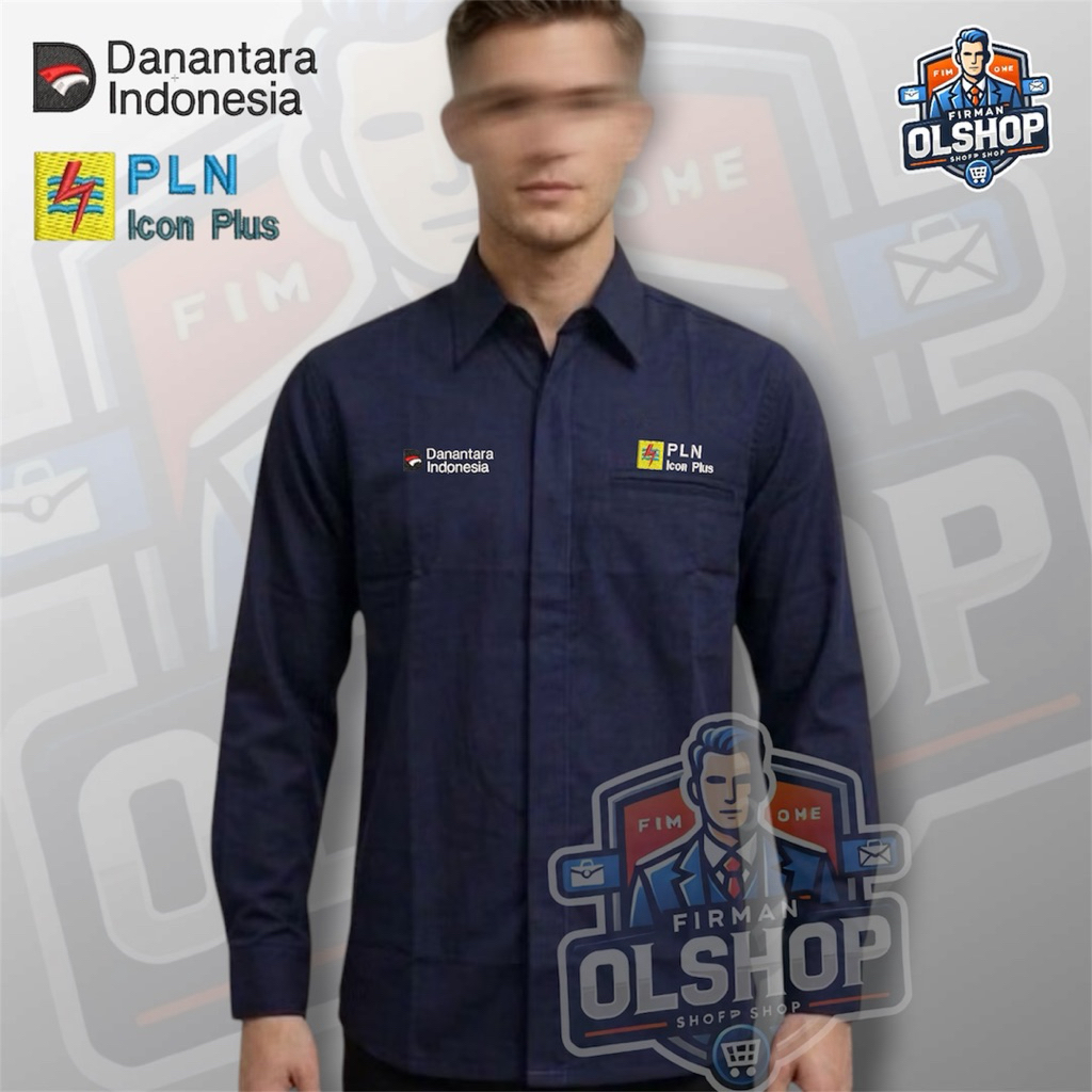 Baju Kemeja Seragam Danantara PLN Icon Plus Baju PLN Icon Plus pria dan wanita