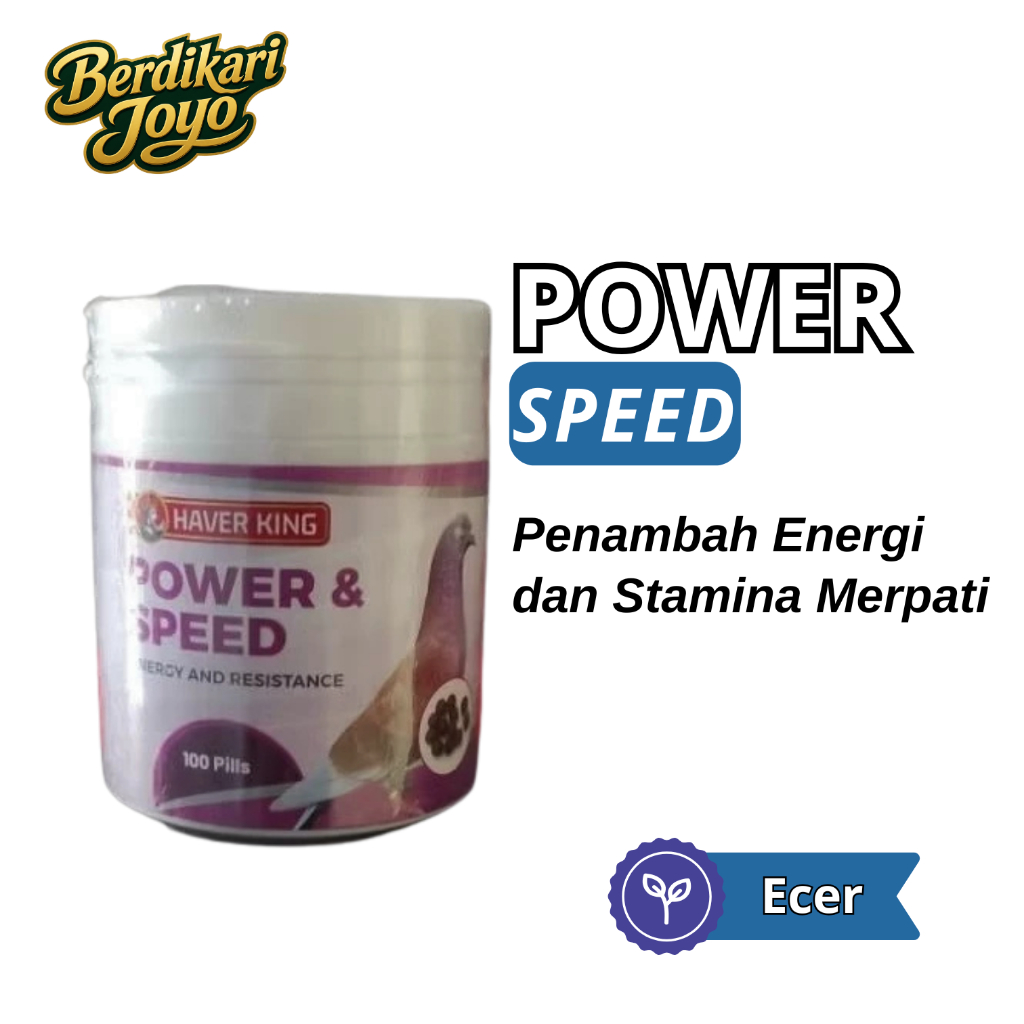 POWER & SPEED DOPING MERPATI ORIGINAL IMPORT - Untuk Meningkatkan Stamina Merpati saat Terbang [ECER