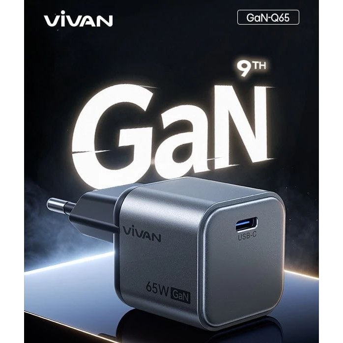 BATOK CHARGER VIVAN GAN-Q65 65W | TERLARIS