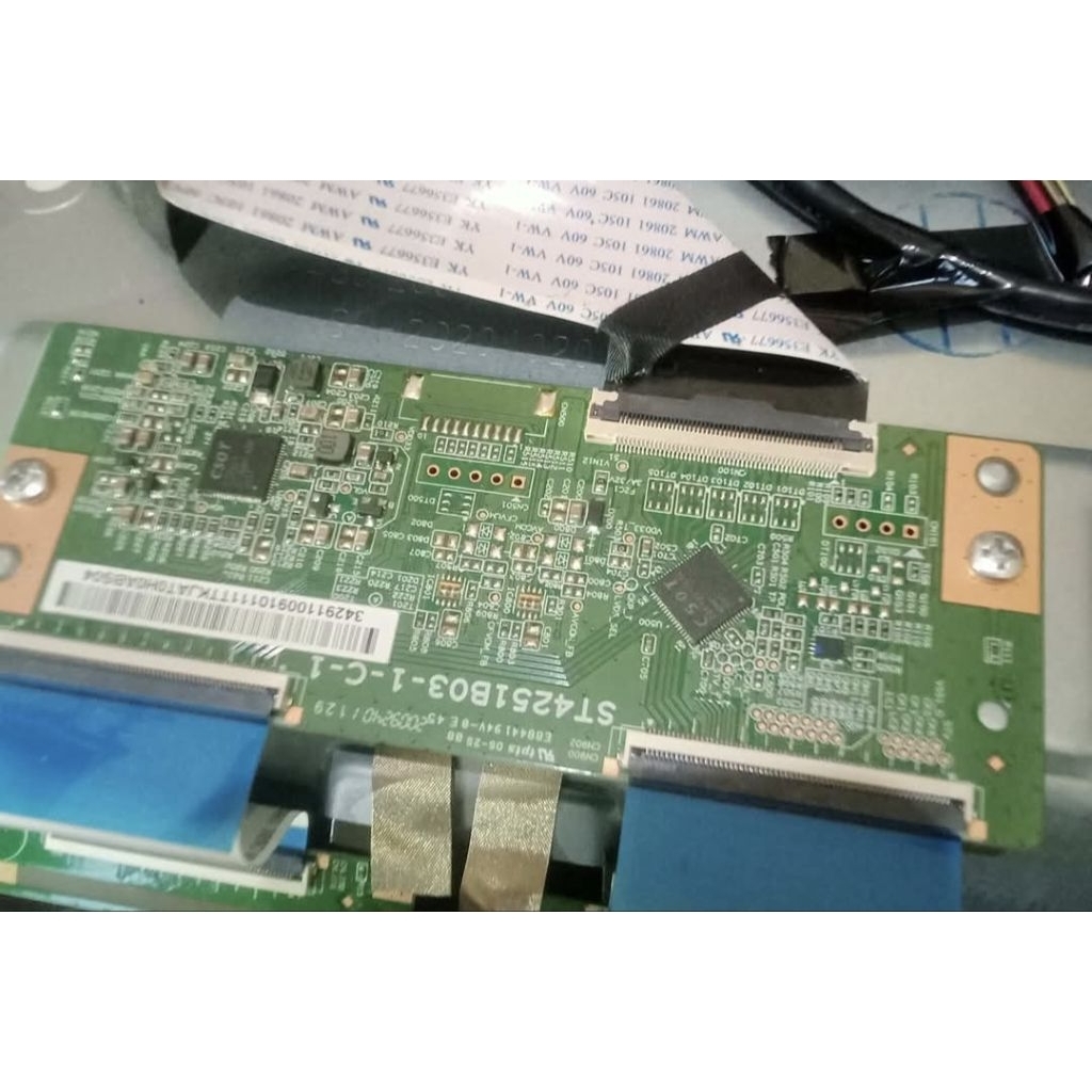 tcon ticon t con tikon tekon t kon tkon timing kontrol tv panasonic 43hs500 43hs500g 43h400 43h400g