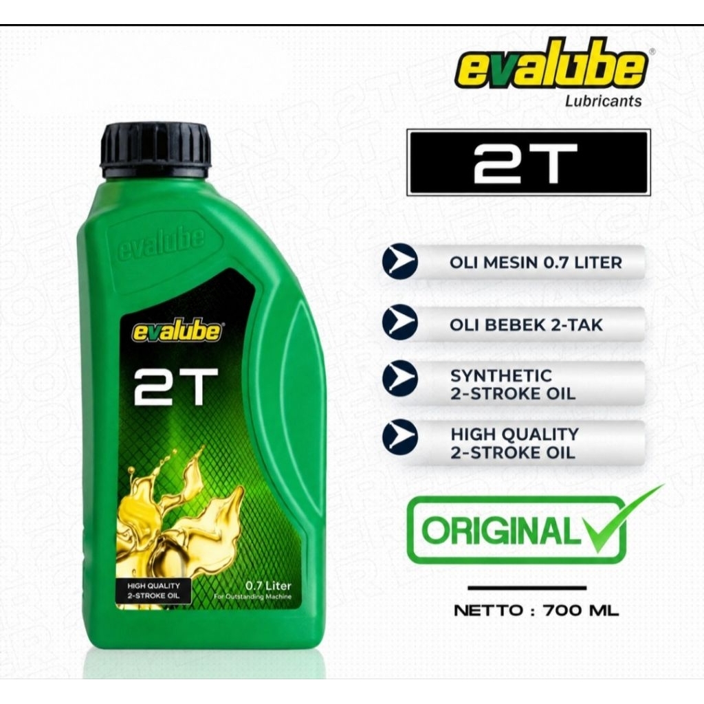 EVALUBE  - OLI EVALUBE 2T TB API TB 0.7 L ORIGINAL