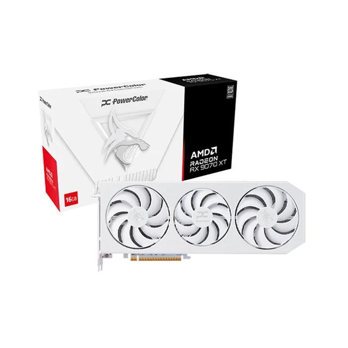 VGA POWERCOLOR RX 9070XT / RX9070 XT HELLHOUND SPECTRAL WHITE 16GB GDDR6