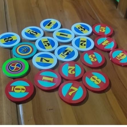 paket 1 set biji karambol diameter 6,5 cm + karet Karambol 6 meter