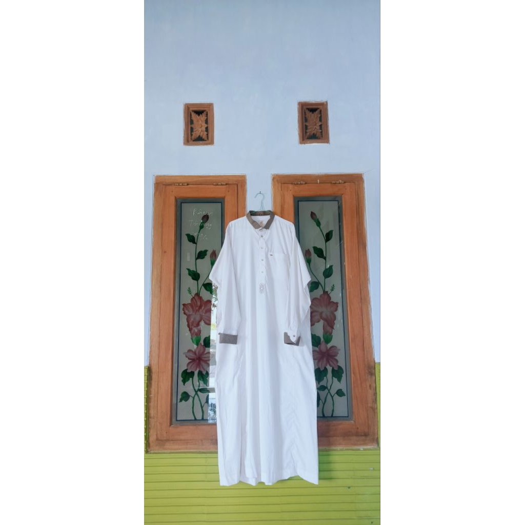 GAMIS PRIA PUTIH PL BRAND ALRAZ