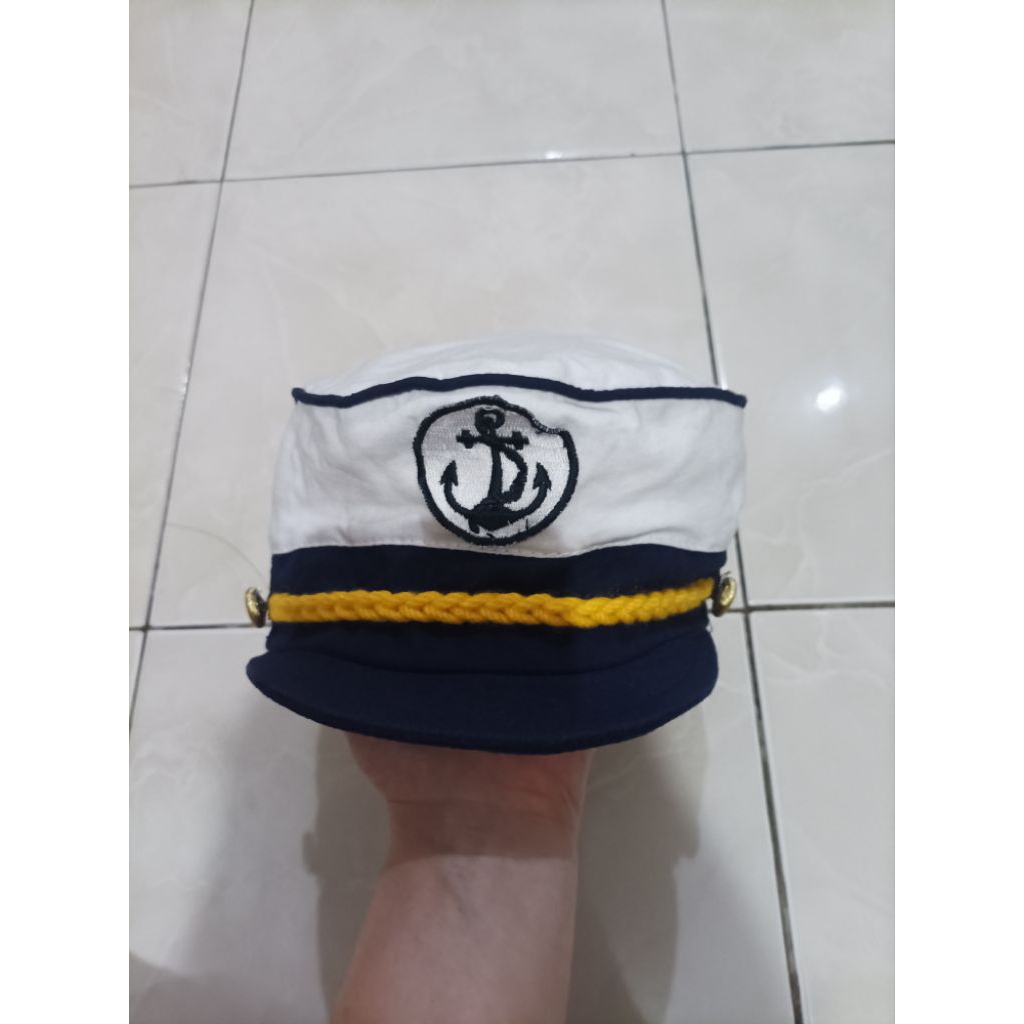 preloved topi anak sailor pelaut