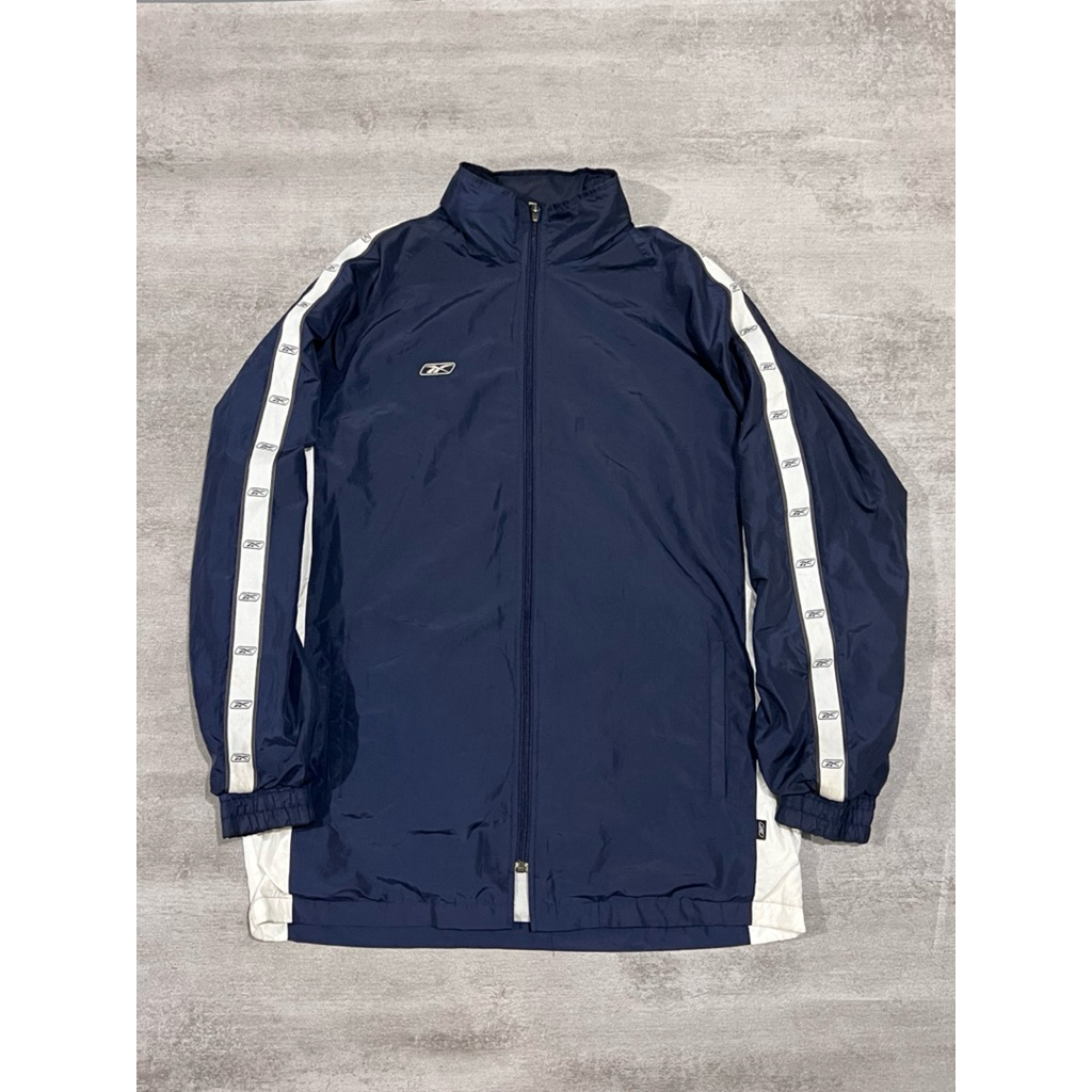 2nd ori || Jacket Windbreaker Reebok Vintage Navy