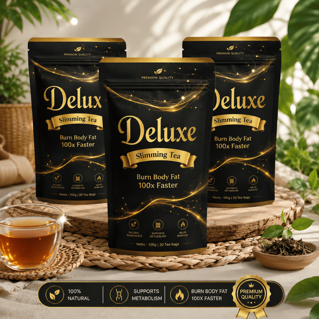 Deluxe PAKET 3 POUCH Deluxe Slimming Tea Pelangsing Herbal Penurun Berat Badan Teh Diet Detox Tea