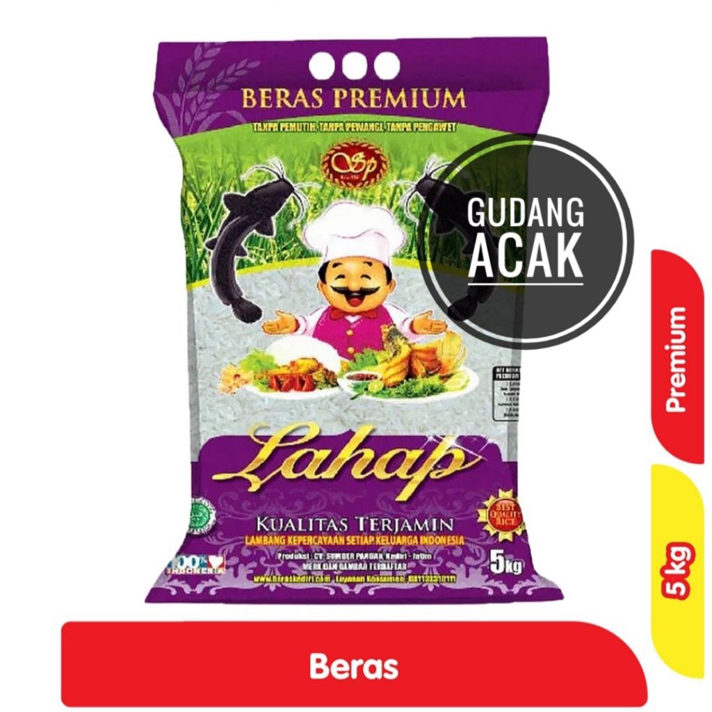 Beras Lahap 5kg (KOTA SEMARANG)