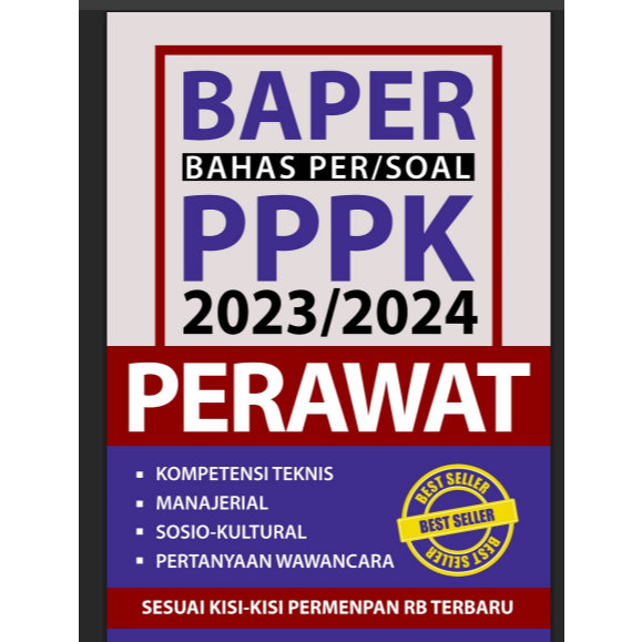 Baper Bahas Per Soal PPPK 2023 2024 Perawat