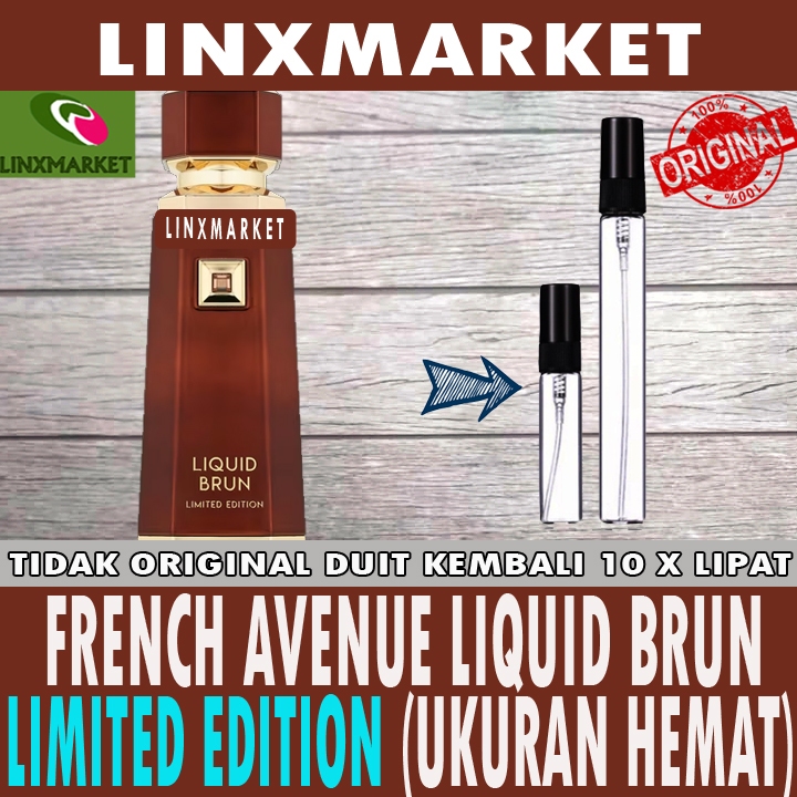FRENCH AVENUE LIQUID BRUN LIMITED EDITION  / LIQUID BRUN EDP FOR UNISEX UKURAN HEMAT