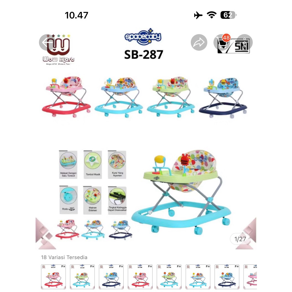 PRELOVED Baby Walker