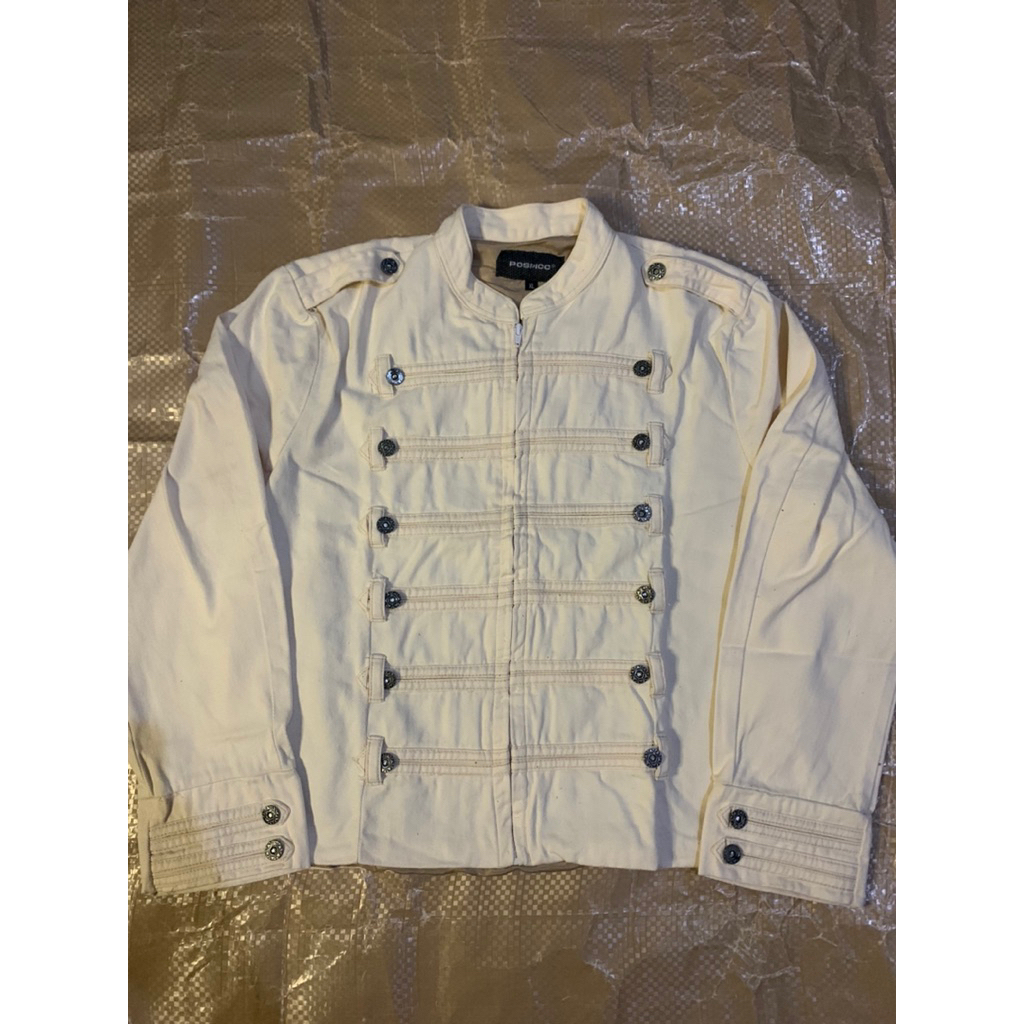 NAPOLEON TWILL JACKET POSPICC LEATHER SIZE XL