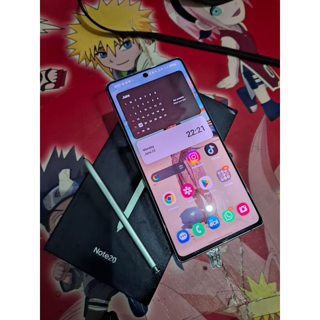 SAMSUNG NOTE 20 5G 8/256GB BEKAS