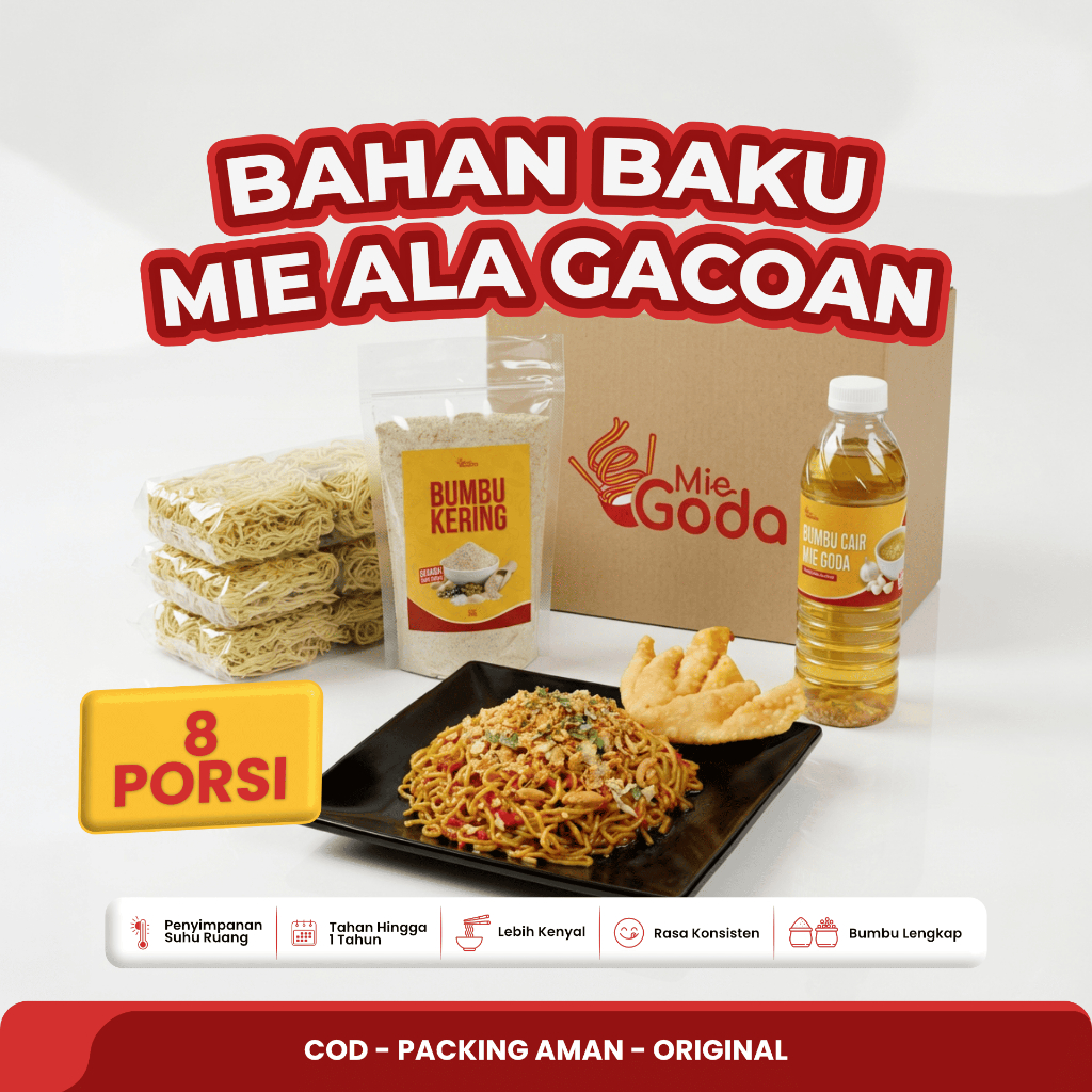 8 Porsi Mie Gacoan Bahan Baku | Wizzmie | Mie Kober | Mie Goda | Bisnis Kuliner