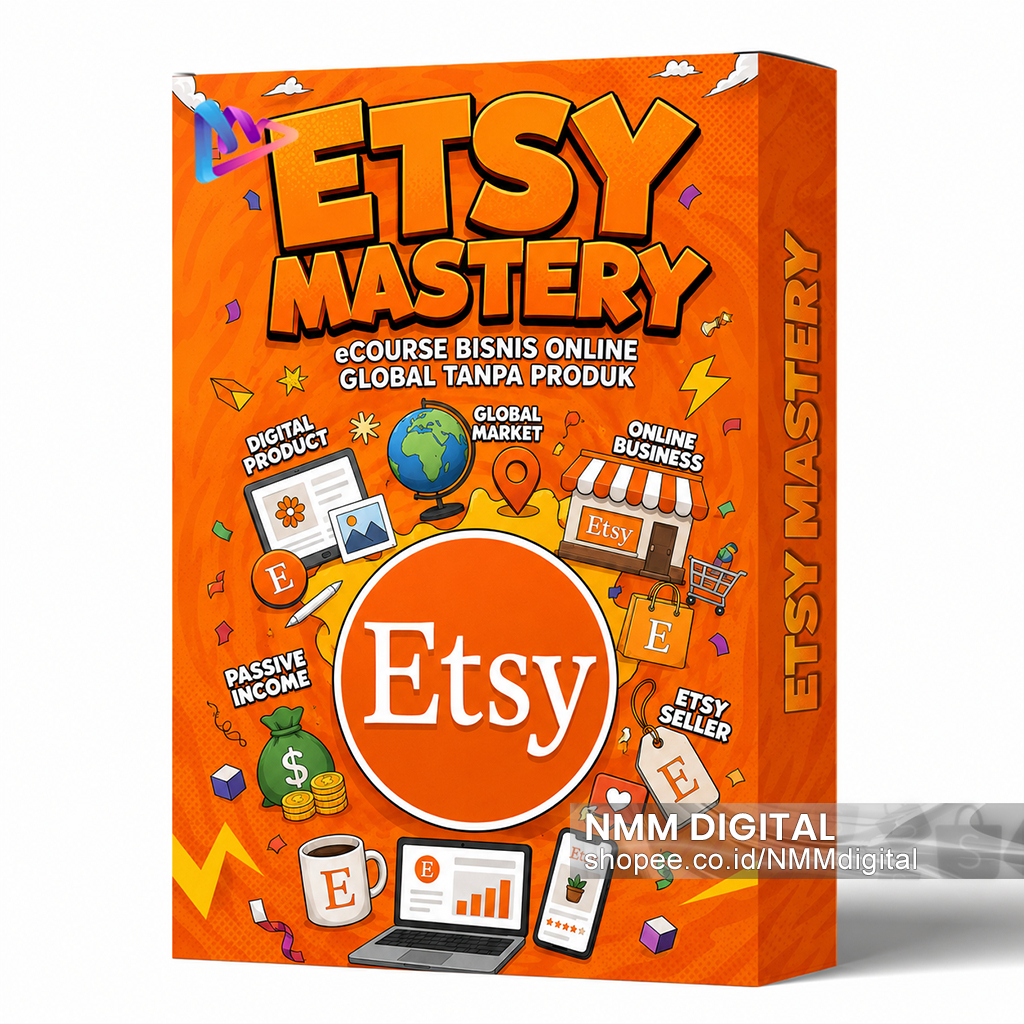 Etsy Mastery Indonesia – eCourse Bisnis Online Global Tanpa Produk | Cara Jualan di Etsy Dari Nol