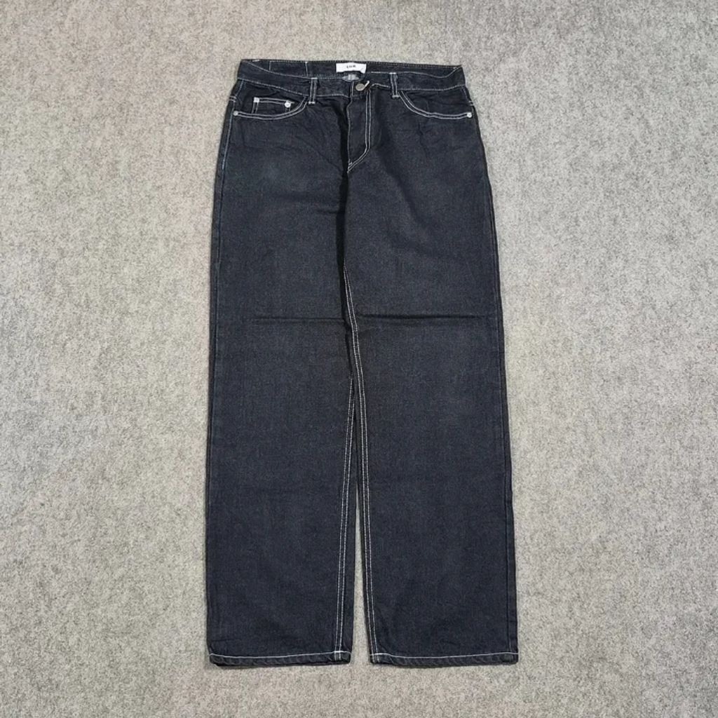 Celana Baggy jeans panjang pria LUR size 32 second