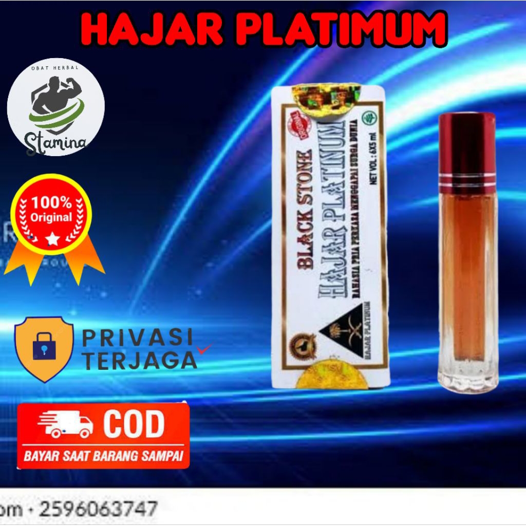 Hajar Platinum Oles Pria Asli 100%