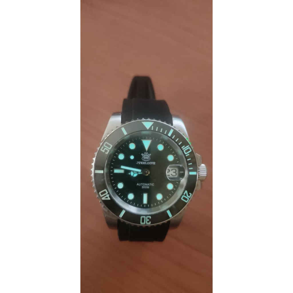 Steeldive SD1953 Sub Men Dive Watch bekas mulus