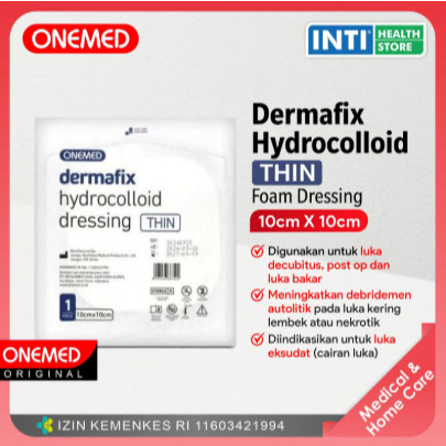 Onemed | Dermafix Hydrocolloid Dressing Thin 0.3 mm | Hydrocolloid Foam Dressing