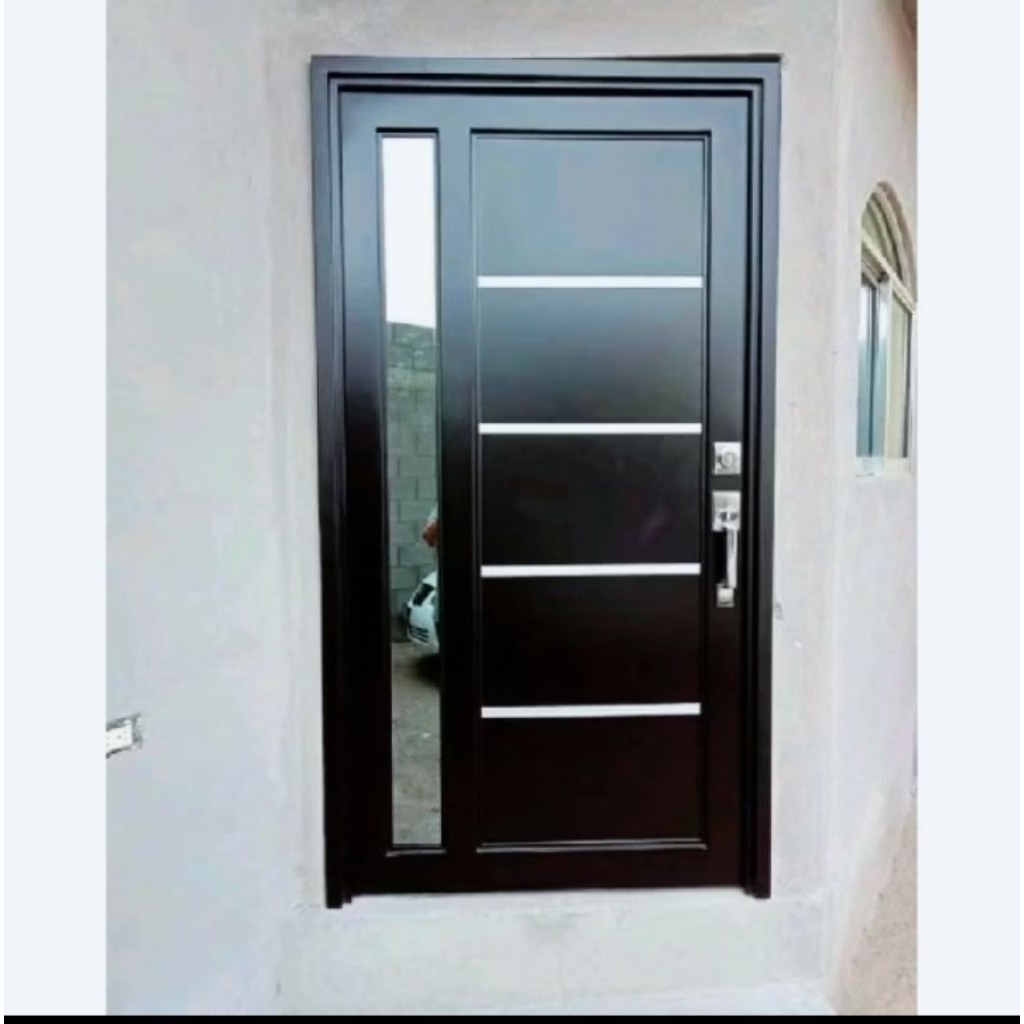 Pintu Aluminium Minimalis Variasi Kaca(L80×T200)