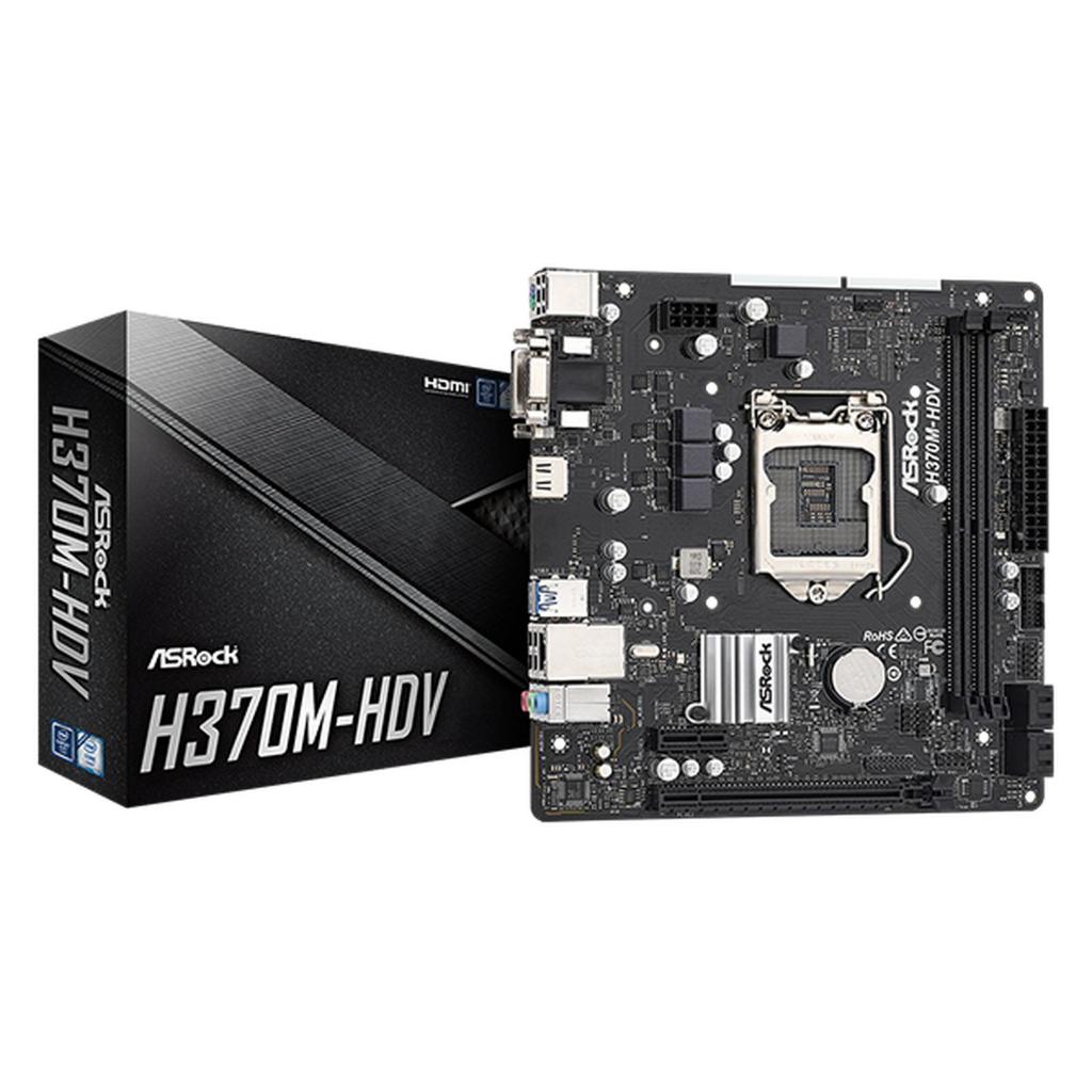 MOTHERBOARD ASROCK H370M-HDV DDR4 - MOBO INTEL LGA1151