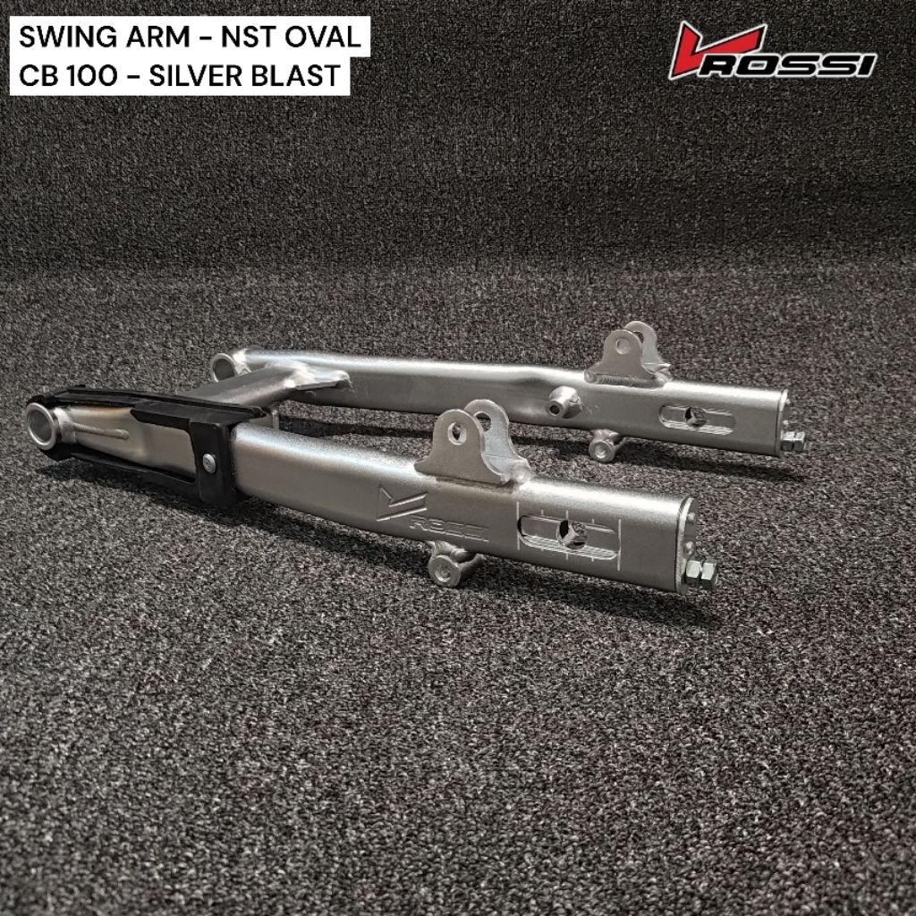 ‼️‼️ V ROSSI SWING ARM - MODEL NST OVAL - CB 100 SILVER BLAST
