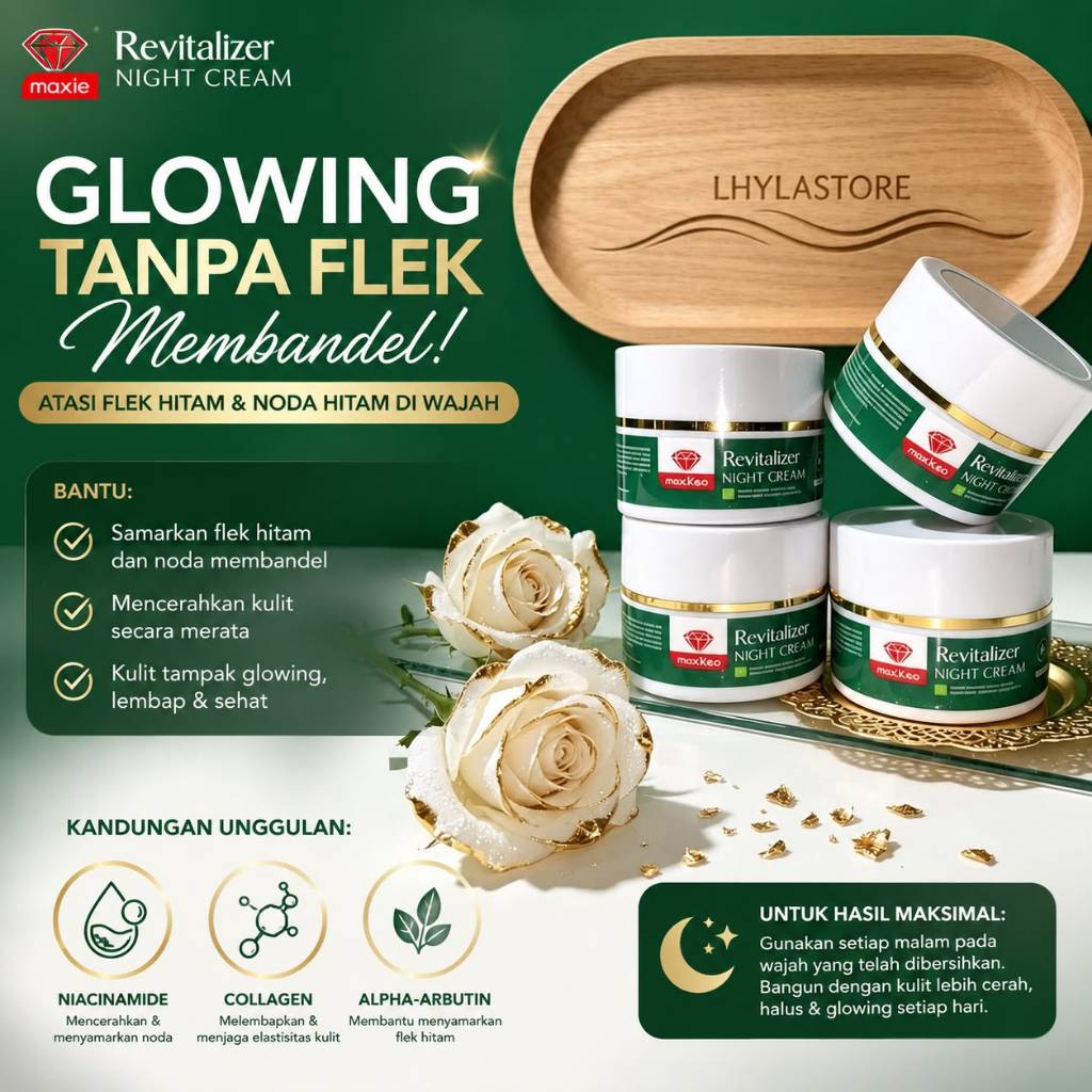 CREAM FLEK MAXIE / MAXIE CREAM FLEK ORI 100%