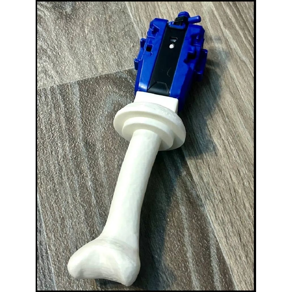 Grip Holder Beyblade X String Launcher Model pegangan Tulang