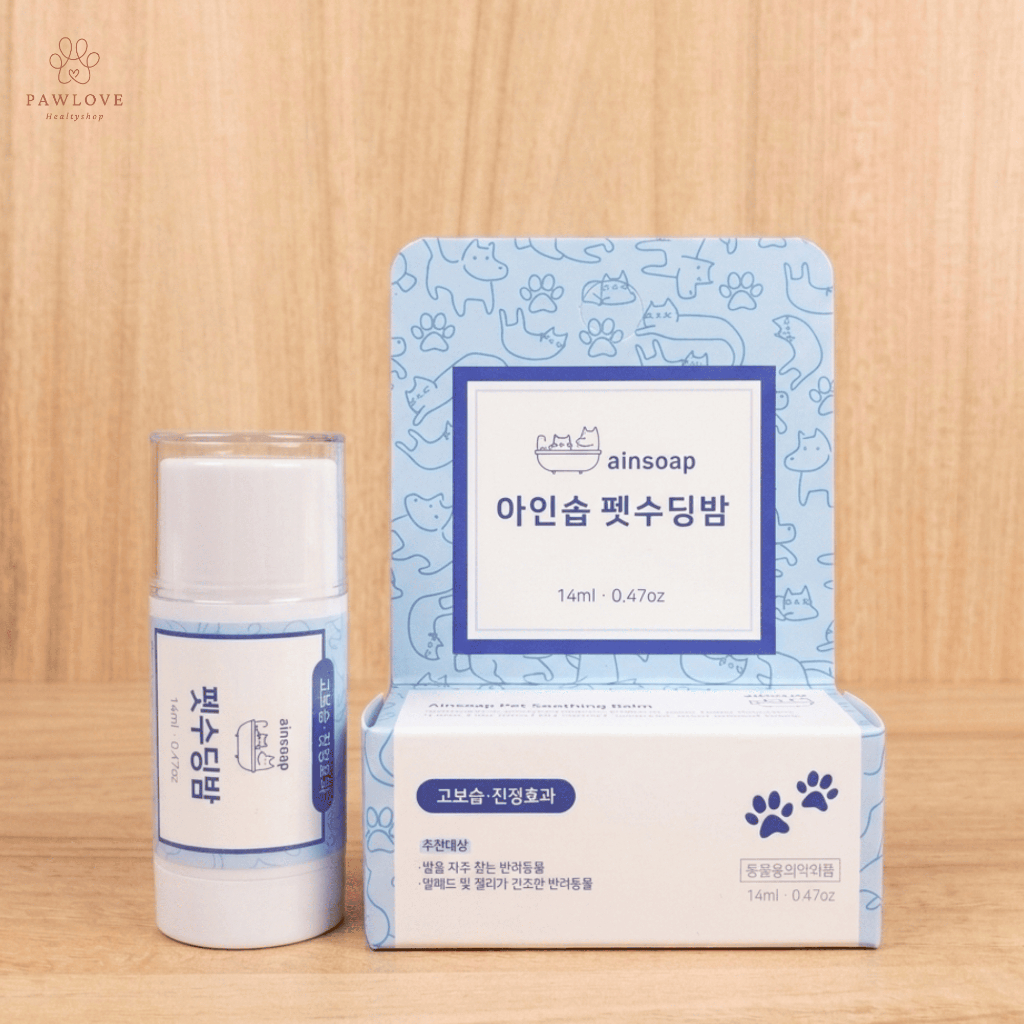 AINSOAP Pet Soothing Balm 14ml – Pelembap & Penenang Alami untuk Paw Hewan Peliharaan