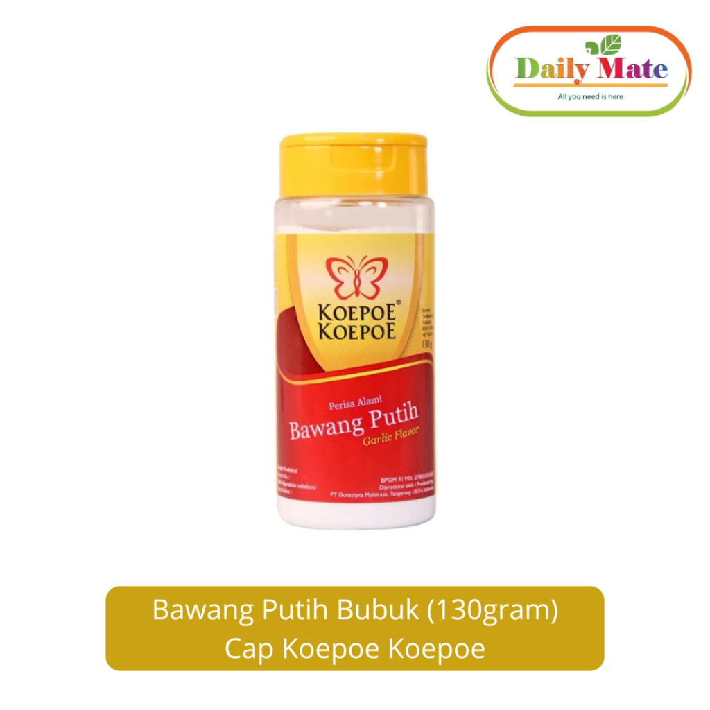 Bawang Putih Bubuk Cap Koepoe Koepoe 130g/Bubuk bawang putih/bawang putih